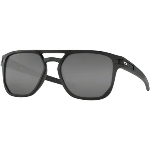 Schwarze Polarisierte Sonnenbrille Kunststoffrahmen , unisex, Größe: 54 MM - Oakley - Modalova