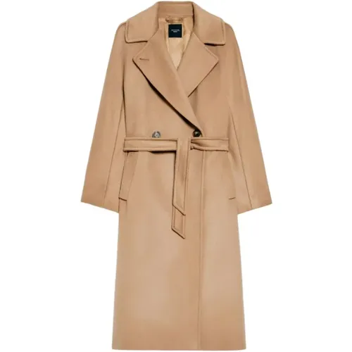 Camel Coats for Weekend Outings , female, Sizes: 4XS, S, XS, M - Max Mara Weekend - Modalova