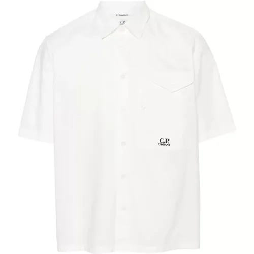 Cotton Popeline Shirt , male, Sizes: 2XL, XL, M - C.P. Company - Modalova