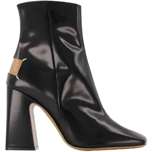 Pre-owned Linen boots , female, Sizes: 7 UK - Maison Margiela Pre-owned - Modalova