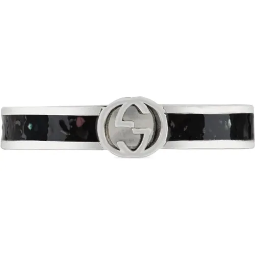 Interlocking G Ring , Damen, Größe: 52 MM - Gucci - Modalova