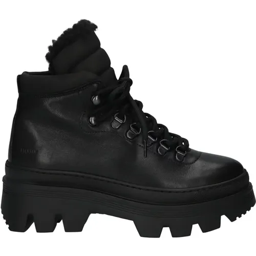 Schwarze Schnürstiefel - Saga , Damen, Größe: 36 EU - Blackstone - Modalova