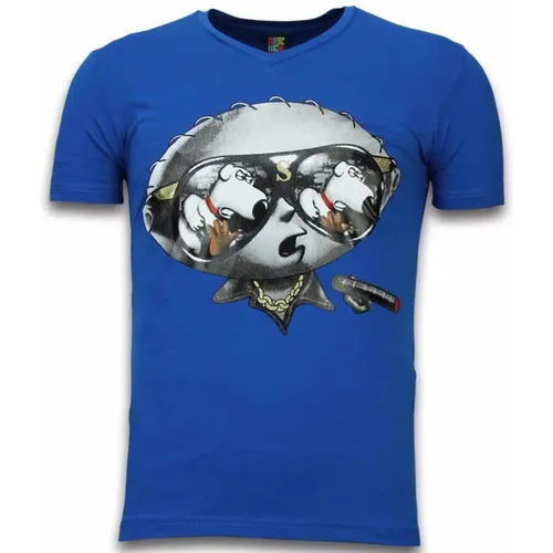 Stewie Dog - Herr T-Shirt - 1458B , Herren, Größe: M - Local Fanatic - Modalova