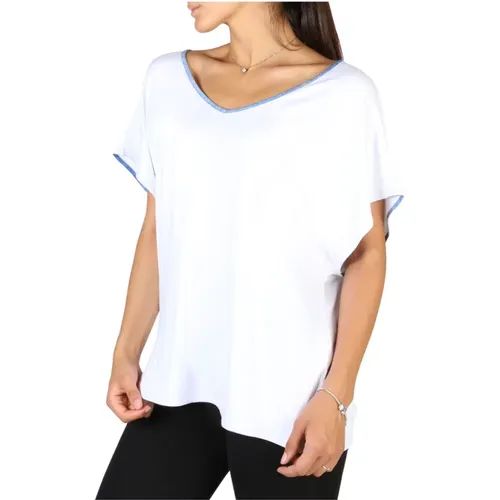 T-Shirt , Damen, Größe: XS - Emporio Armani EA7 - Modalova