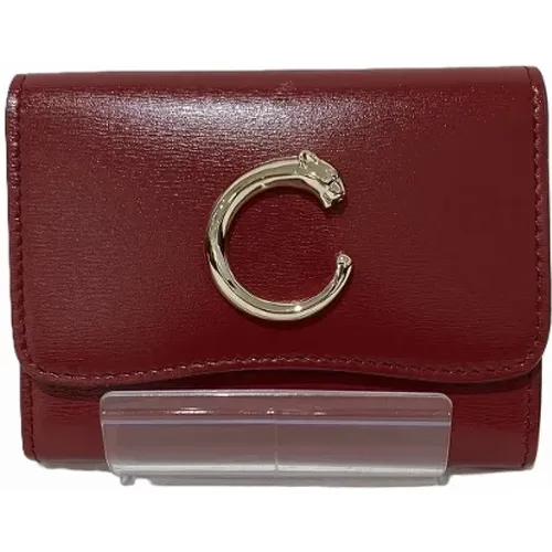 Pre-owned Leather wallets , female, Sizes: ONE SIZE - Cartier Vintage - Modalova