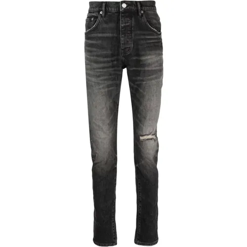 Schwarze Jeans - Stilvolles Modell , Herren, Größe: W31 - Purple Brand - Modalova