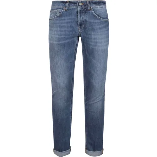 Blaue Denim George Jeans , Herren, Größe: W34 - Dondup - Modalova
