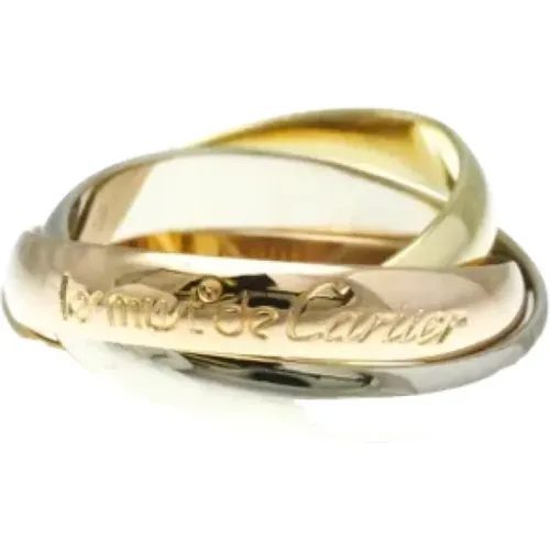 Pre-owned Rose Gold rings , female, Sizes: ONE SIZE - Cartier Vintage - Modalova