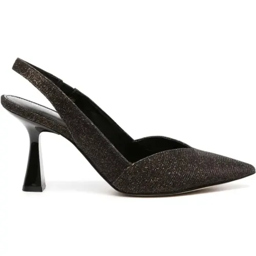 Glitter Slingback Flache Schuhe , Damen, Größe: 38 EU - Michael Kors - Modalova