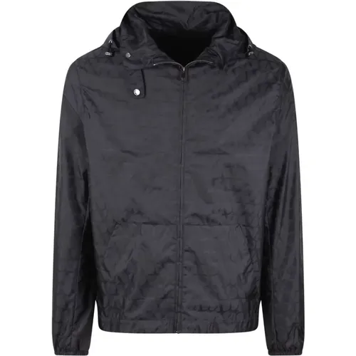 Iconographe Nylon Jacket Ss24 , male, Sizes: M, XL, S, L - Valentino Garavani - Modalova
