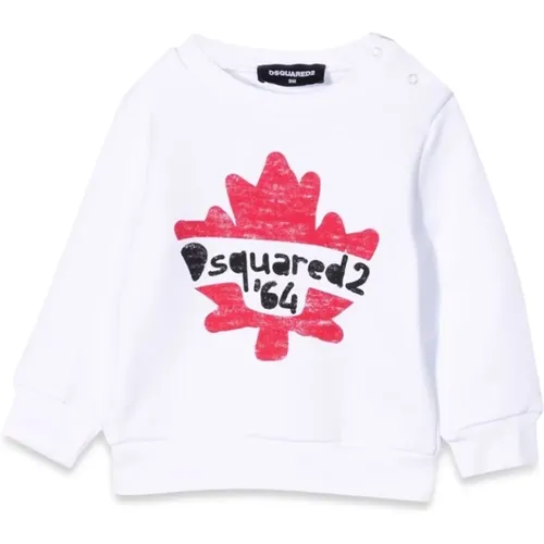 Kinder Baumwoll Sweatshirt Casual Wear Must-Have - Dsquared2 - Modalova