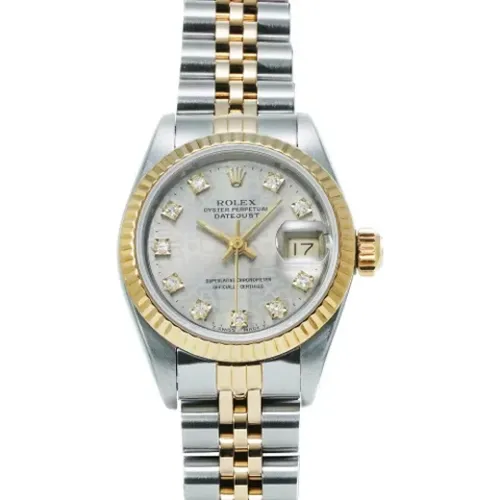 Pre-owned Yellow Gold watches , female, Sizes: ONE SIZE - Rolex Vintage - Modalova