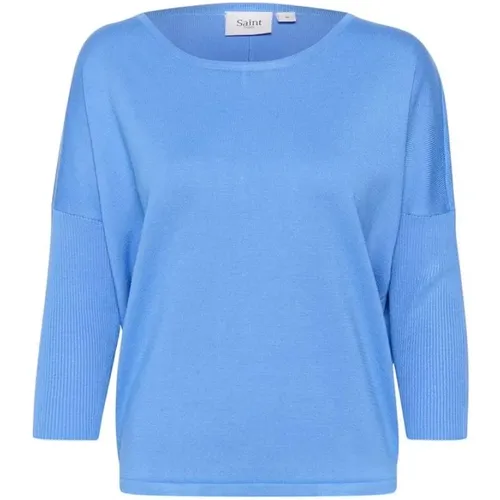 Milasz R-Neck Pullover , female, Sizes: 2XL, L, M, XL - Saint Tropez - Modalova