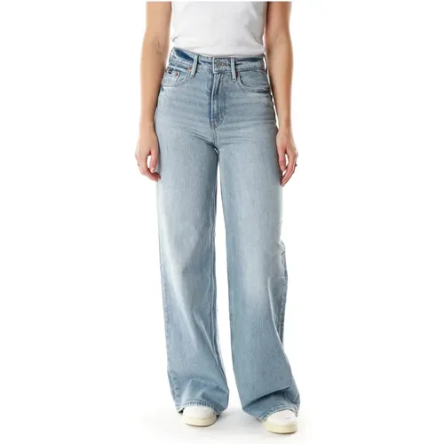 Flared High Waist Jeans , Damen, Größe: W27 L32 - Denham - Modalova