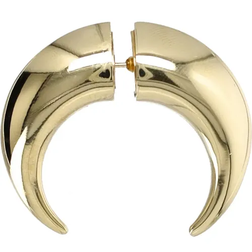 Gold Moon Earrings , female, Sizes: ONE SIZE - Marine Serre - Modalova