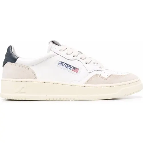 Medalist Low Leder Wildleder Sneakers , Damen, Größe: 40 EU - Autry - Modalova