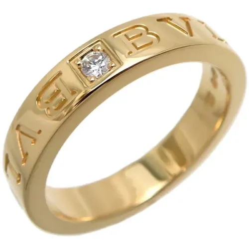 Pre-owned Gold rings , female, Sizes: ONE SIZE - Bvlgari Vintage - Modalova