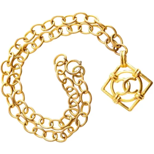 Pre-owned Metal necklaces , female, Sizes: ONE SIZE - Chanel Vintage - Modalova