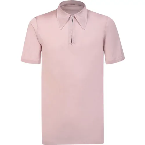 Asymmetrisches Polo-Shirt mit einem Twist , Damen, Größe: M - Maison Margiela - Modalova