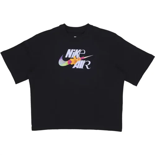 Schwarzes Boxy Tee Streetwear Nike - Nike - Modalova