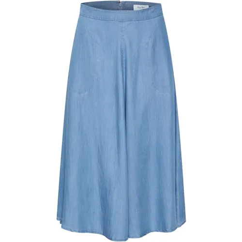 Stylish Denim Skirt , female, Sizes: 2XL, 3XL, M, S, XL, L - Part Two - Modalova