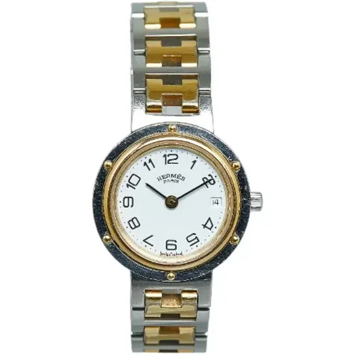 Pre-owned Metal watches , female, Sizes: ONE SIZE - Hermès Vintage - Modalova