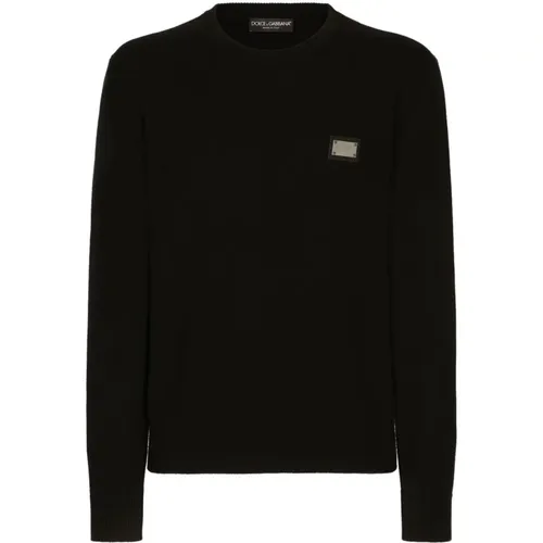 Sweaters - Pull Girocollo , male, Sizes: 2XL - Dolce & Gabbana - Modalova