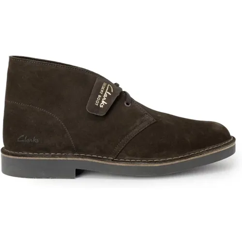 Braune Herrenstiefel , Herren, Größe: 41 EU - Clarks - Modalova