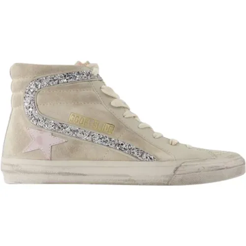 Leder sneakers , Damen, Größe: 38 EU - Golden Goose - Modalova