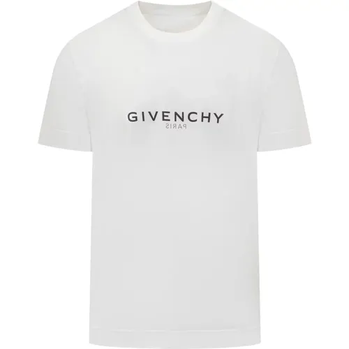 Slim Fit Print T-Shirt , Herren, Größe: S - Givenchy - Modalova