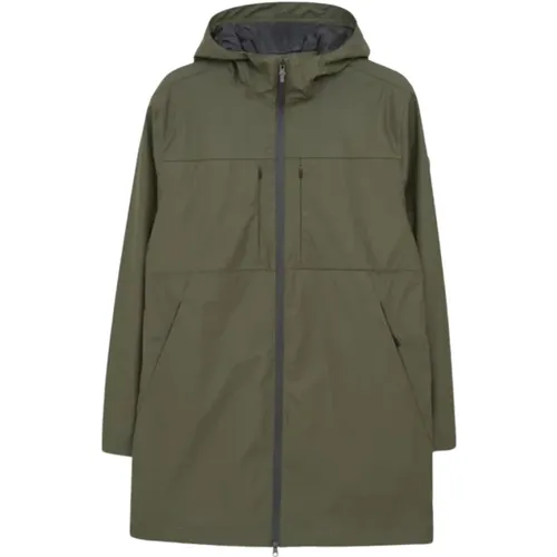 Wasserdichte Unisex Outdoor Jacke Khaki , Herren, Größe: XL - Tantä - Modalova