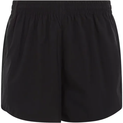 Jogging Shorts with Puff Logo Print , female, Sizes: M - alexander wang - Modalova