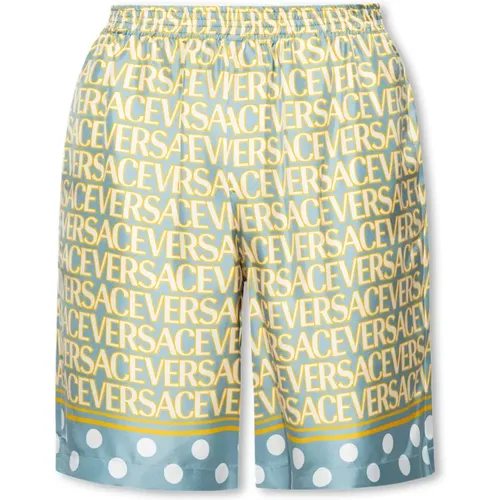 Seiden Shorts Versace - Versace - Modalova