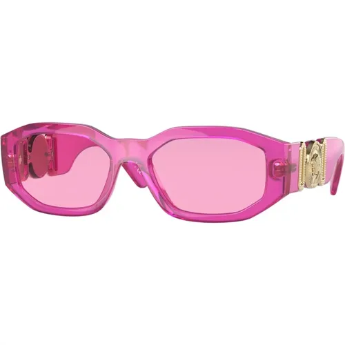 Ve4361 Sunglasses , male, Sizes: 53 MM - Versace - Modalova