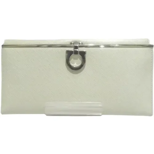 Pre-owned Leather wallets , female, Sizes: ONE SIZE - Salvatore Ferragamo Pre-owned - Modalova