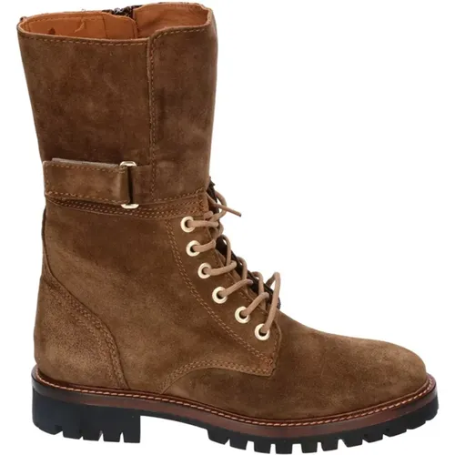 Damen Braun Casual Wildleder Stiefel , Damen, Größe: 38 EU - Alpe - Modalova