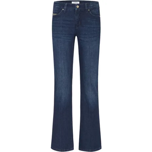 Paris Flared Denim Hose , Damen, Größe: L - CAMBIO - Modalova