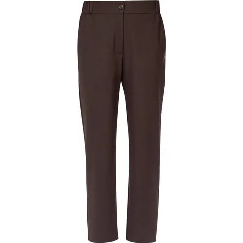 Ebano Twill Straight Leg Pants , female, Sizes: L, M, XS - Ottod'Ame - Modalova