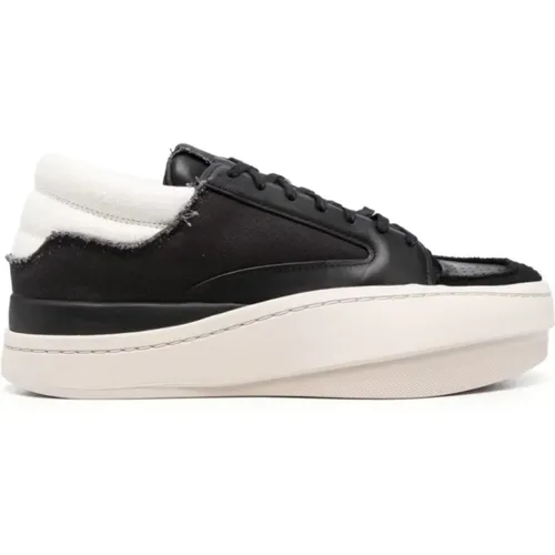 Lux Low Sneakers Black/Clear Brown/Off White , female, Sizes: 10 UK, 8 UK - Y-3 - Modalova