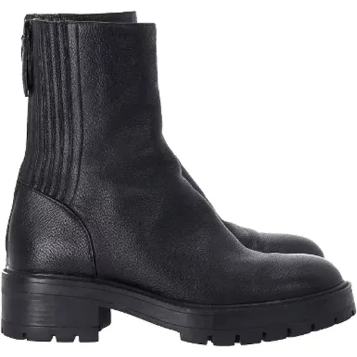 Pre-owned Leather boots , female, Sizes: 3 UK - Aquazzura Pre-owned - Modalova