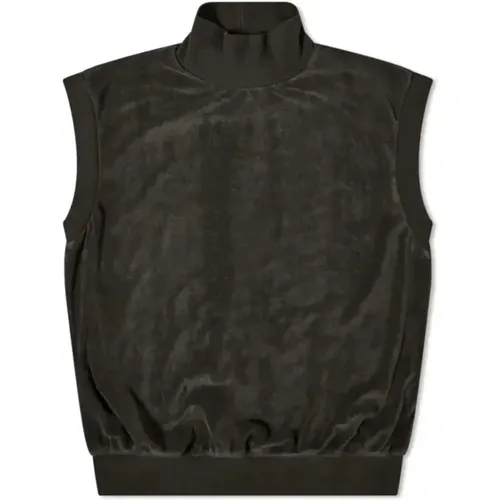 Sleeveless Mock Neck Vest Top , female, Sizes: S, M - Fear Of God - Modalova