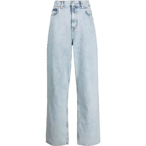 Blaue Jeans mit niedriger Taille , Damen, Größe: W28 - Wardrobe.nyc - Modalova
