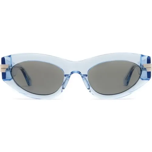 Cat-Eye Sonnenbrille für Frauen , Damen, Größe: 53 MM - Bottega Veneta - Modalova
