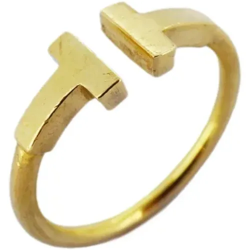 Pre-owned Gold rings , female, Sizes: ONE SIZE - Tiffany & Co. Pre-owned - Modalova