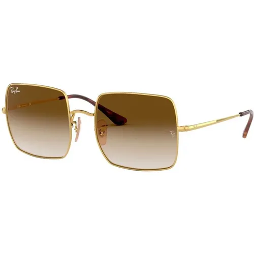 Square 1971 Sunglasses in Gold , female, Sizes: 54 MM - Ray-Ban - Modalova