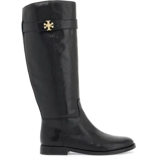 Reitstiefel mit T-Verschluss , Damen, Größe: 40 EU - TORY BURCH - Modalova