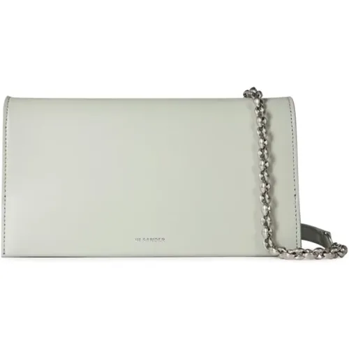 Sea Foam Chain Crossbody Bag , female, Sizes: ONE SIZE - Jil Sander - Modalova