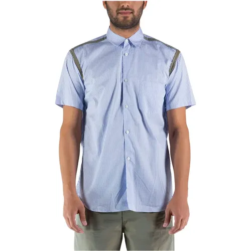 Stylish Cotton Short Sleeve Shirts , male, Sizes: M, S - Comme des Garçons - Modalova
