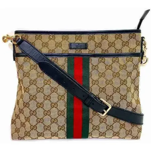 Pre-owned Canvas gucci-bags , female, Sizes: ONE SIZE - Gucci Vintage - Modalova