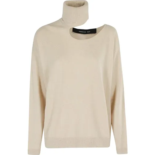 Chic Cut Out Top , female, Sizes: 2XS, S, XS - Federica Tosi - Modalova